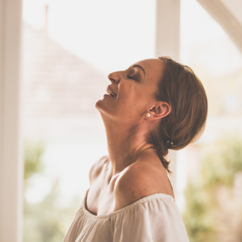 Midlife woman in deep thought
